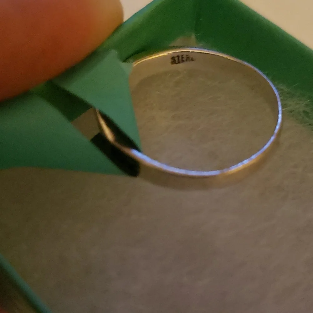 STETLING SILVER TRIBAL RING - Picture 4 of 4